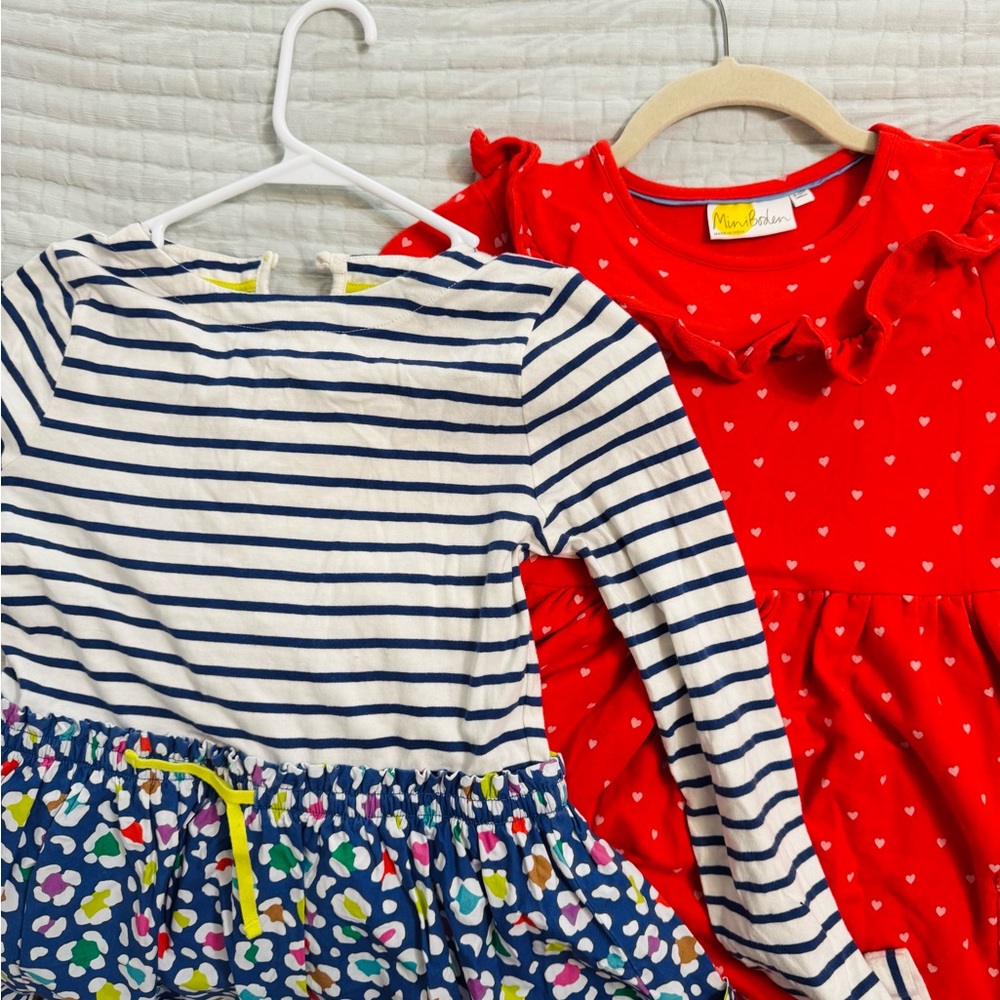 Mini Boden set of 2 dresses 9-10yo